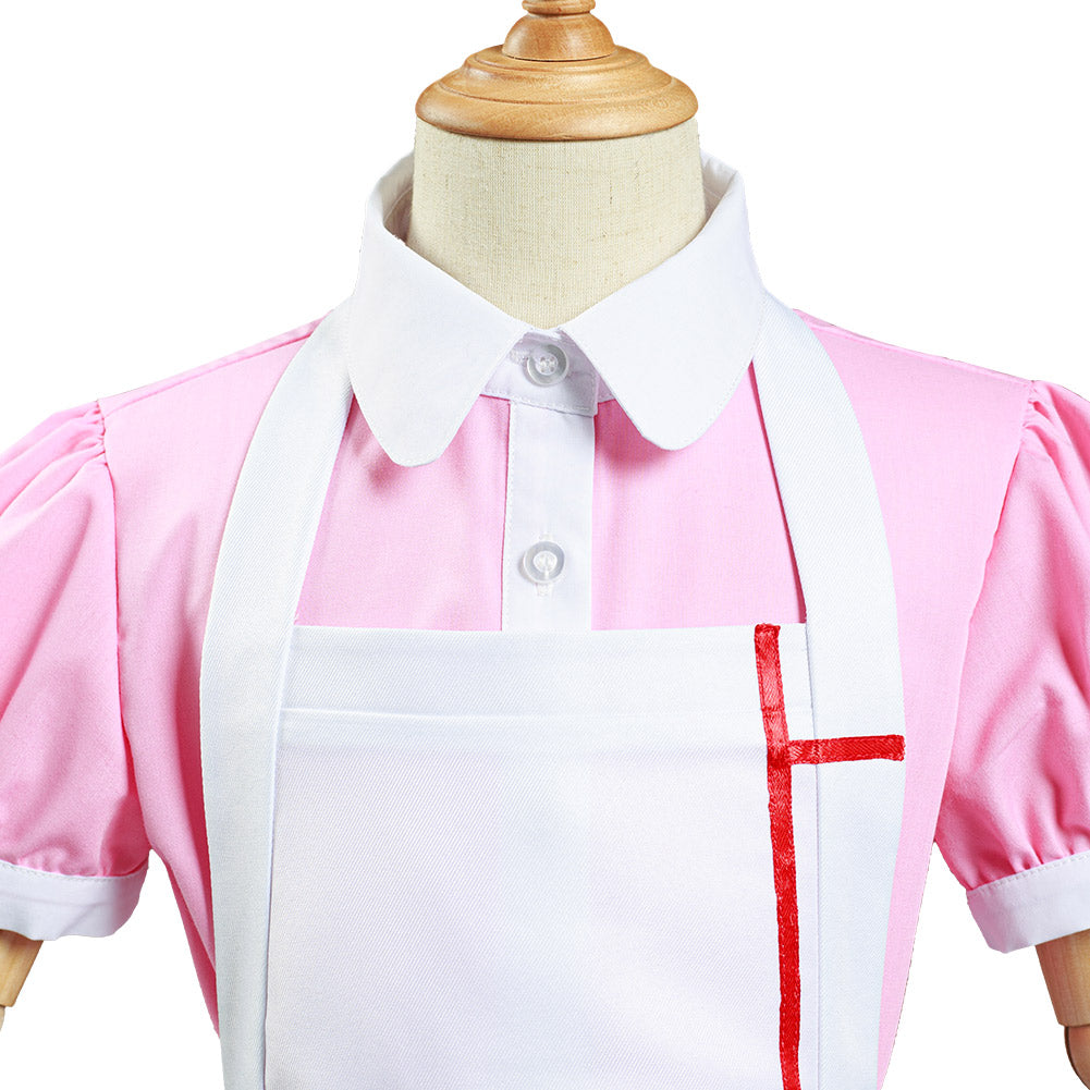 Danganronpa 2: Goodbye Despair Halloween Carnival Suit Mikan Tsumiki Cosplay Costume Kids Children Shirt Skirt Outfits