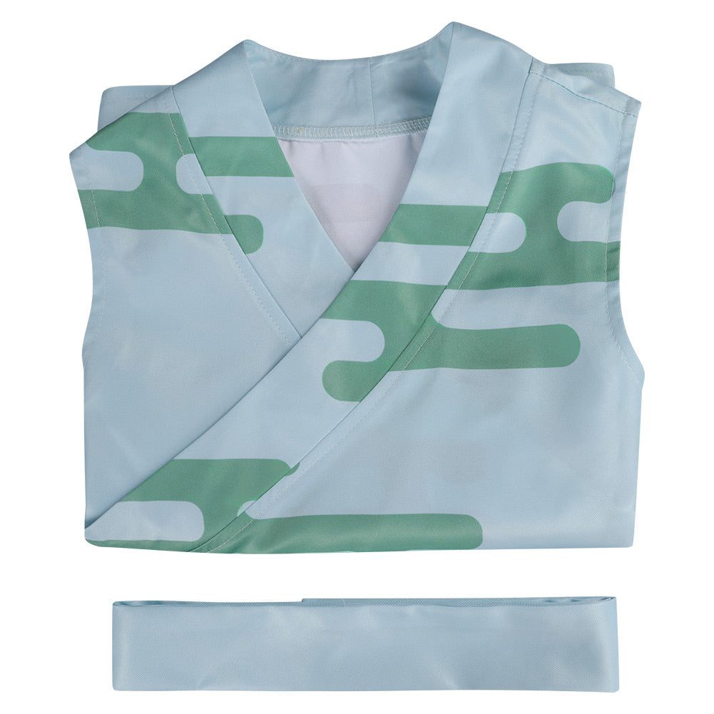 kids children Demon Slayer Tokitou Muichirou  Cosplay Costume Outfits Halloween Carnival Suit