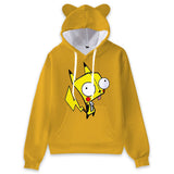 Invader ZIM Cosplay Hoodie 3D Printed Hooded Sweatshirt Kids Children Casual Streetwear Pullover