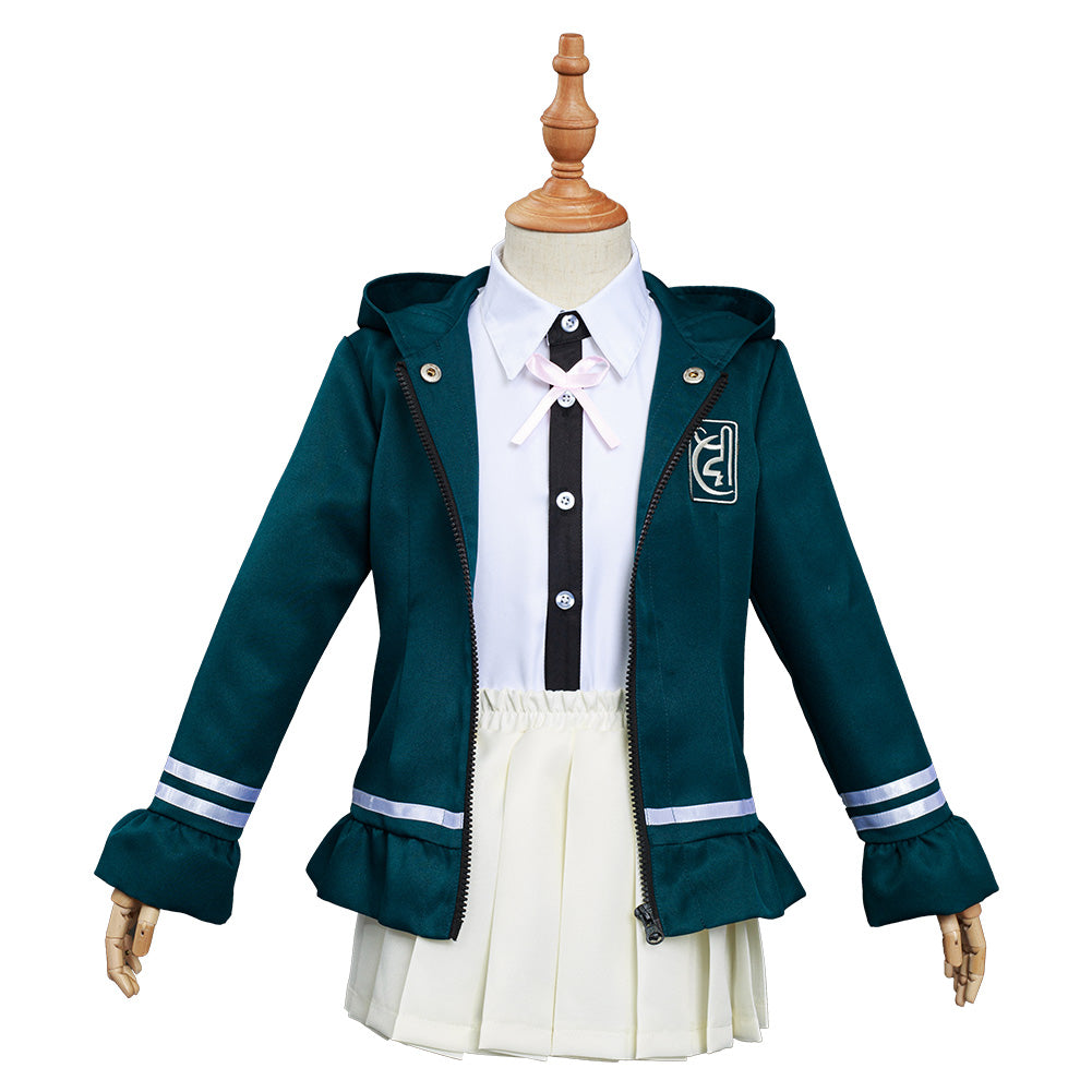 Anime Danganronpa 2 Kids Children Halloween Carnival Costume Chiaki Nanami Cosplay Costume Uniform Skirt Outfits