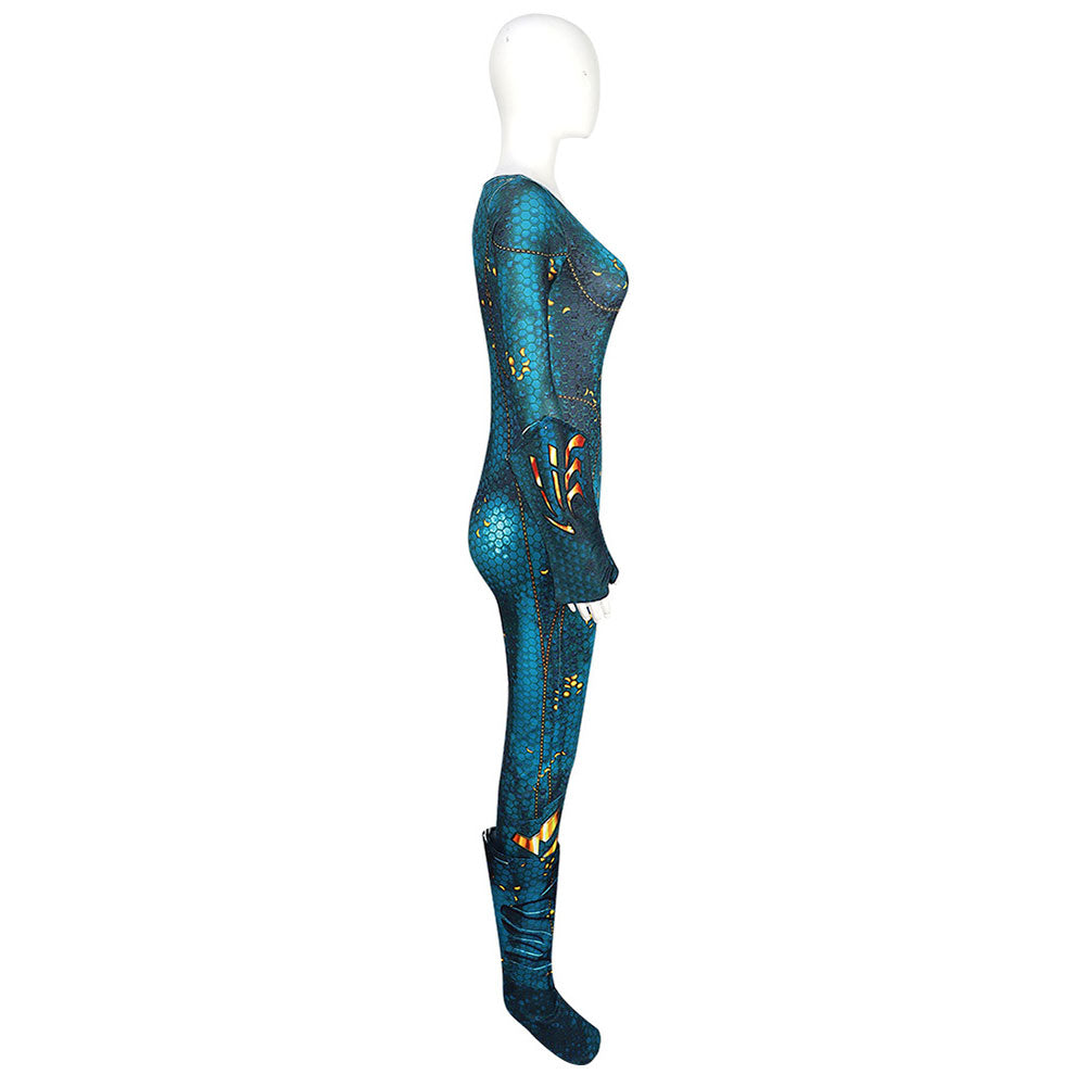 Aquaman Mera Cosplay Costume Outfits Halloween Carnival Suit