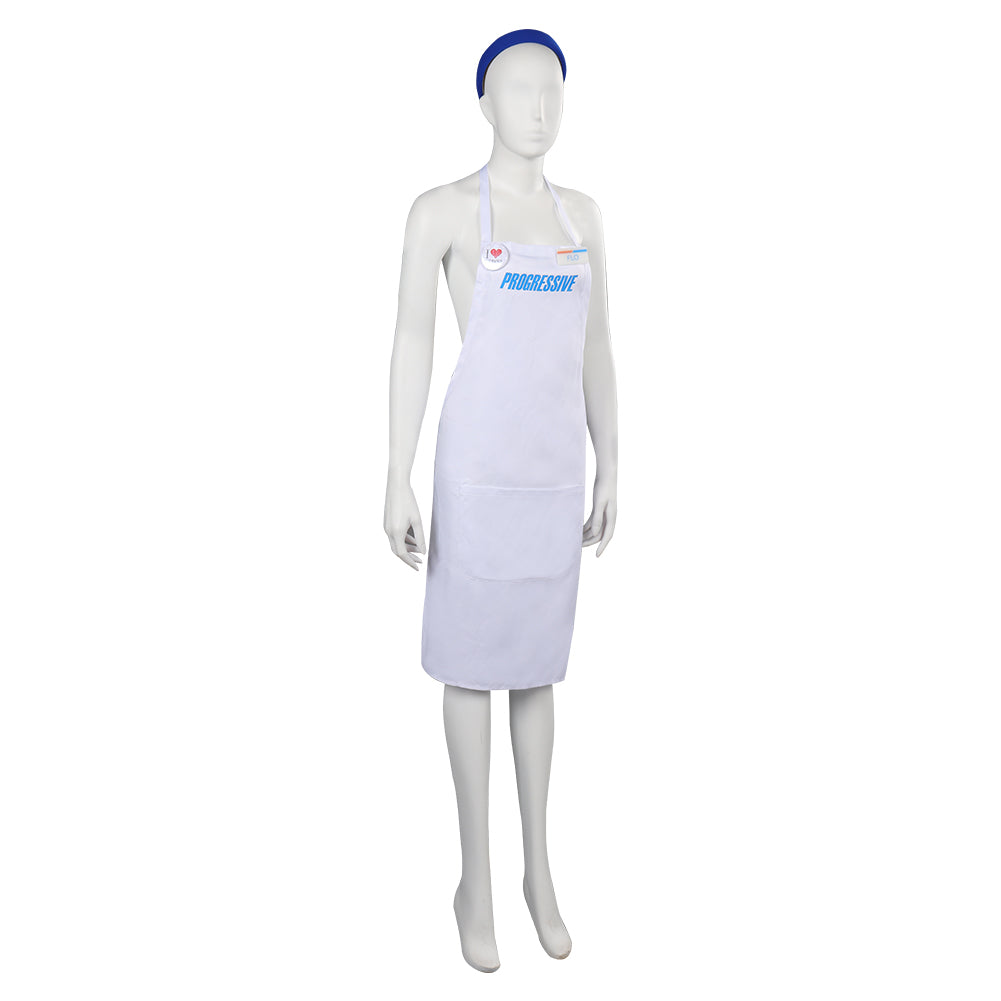 Barbie FLO Apron Headband Cosplay Costume Halloween Carnival Suit