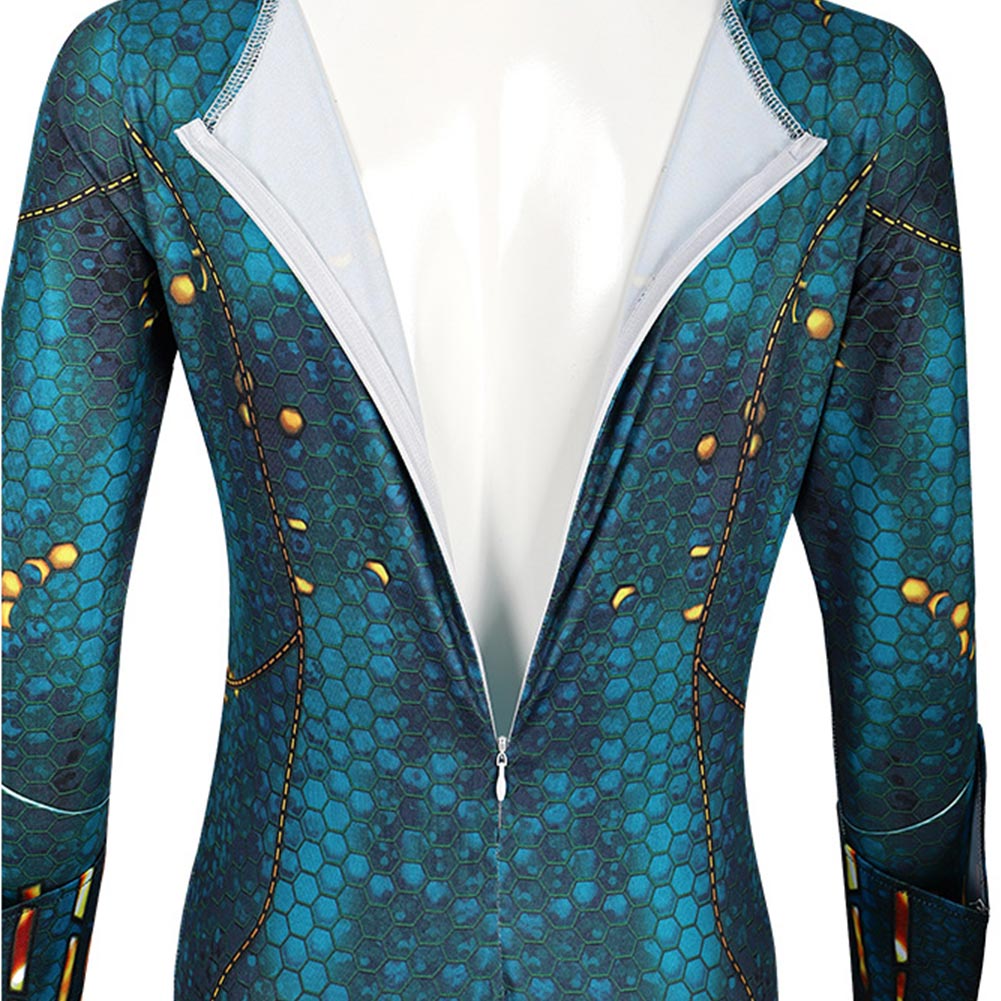 Aquaman Mera Cosplay Costume Outfits Halloween Carnival Suit
