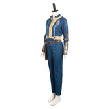Fallout Lucy Game Character Blue Suit Cosplay Costume Outfits Halloween Carnival Suit