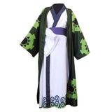 One Piece Roronoa Zoro Cosplay Costume Kimono Robe Outfits Halloween Carnival Suit