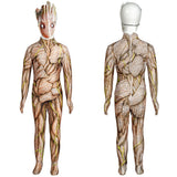 Guardians of the Galaxy Kids Children Groot Cosplay Costume Jumpsuit Outfits Halloween Carnival Suit