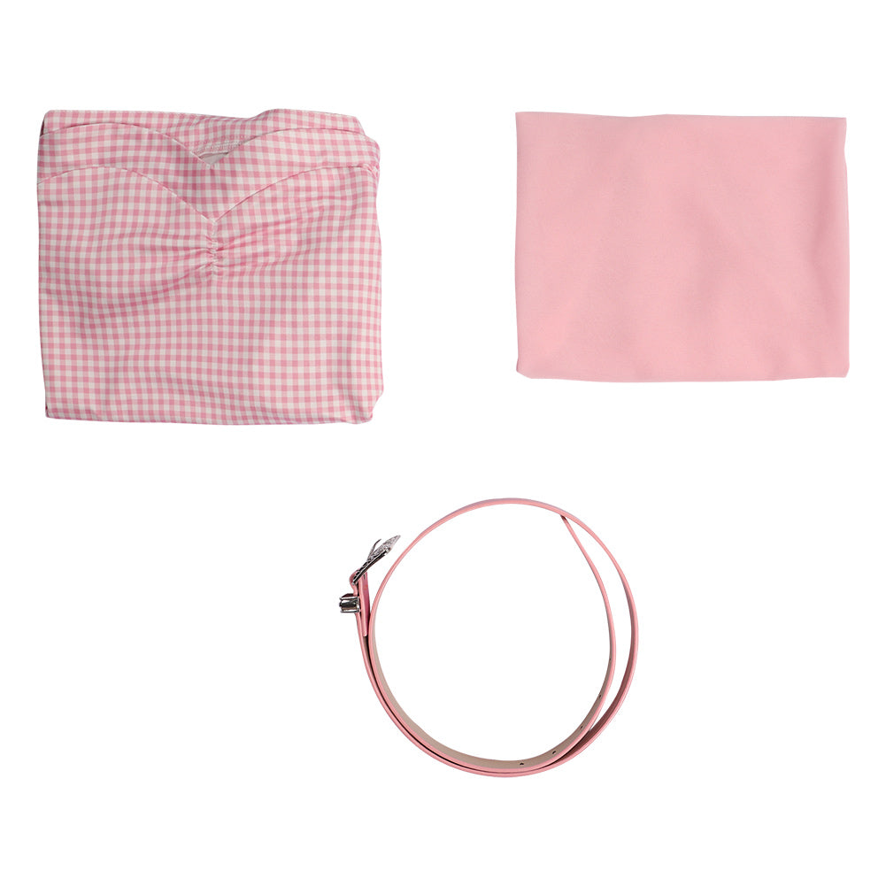 Barbie Original Design Sexy Print Dress Cosplay Costume Halloween Carnival Suit