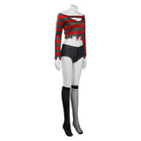 A Nightmare On Elm Street:Freddy Krueger Cosplay Costume Outfits Halloween Carnival Suit
