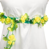 Final Fantasy VII Aerith Gainsborough White Gown Dress Cosplay Costume Outfits Halloween Carnival Suit