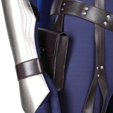 Final Fantasy VII Rebirth Cloud Strife Blue and Black Combat Suit Set Cosplay Costume Outfits Halloween Carnival Suit