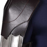 Final Fantasy VII Rebirth Cloud Strife Blue and Black Combat Suit Set Cosplay Costume Outfits Halloween Carnival Suit