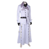 Final Fantasy VII Rufus Shinra White Outfits Cosplay Costume Outfits Halloween Carnival Suit