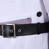 Final Fantasy VII Rufus Shinra White Outfits Cosplay Costume Outfits Halloween Carnival Suit