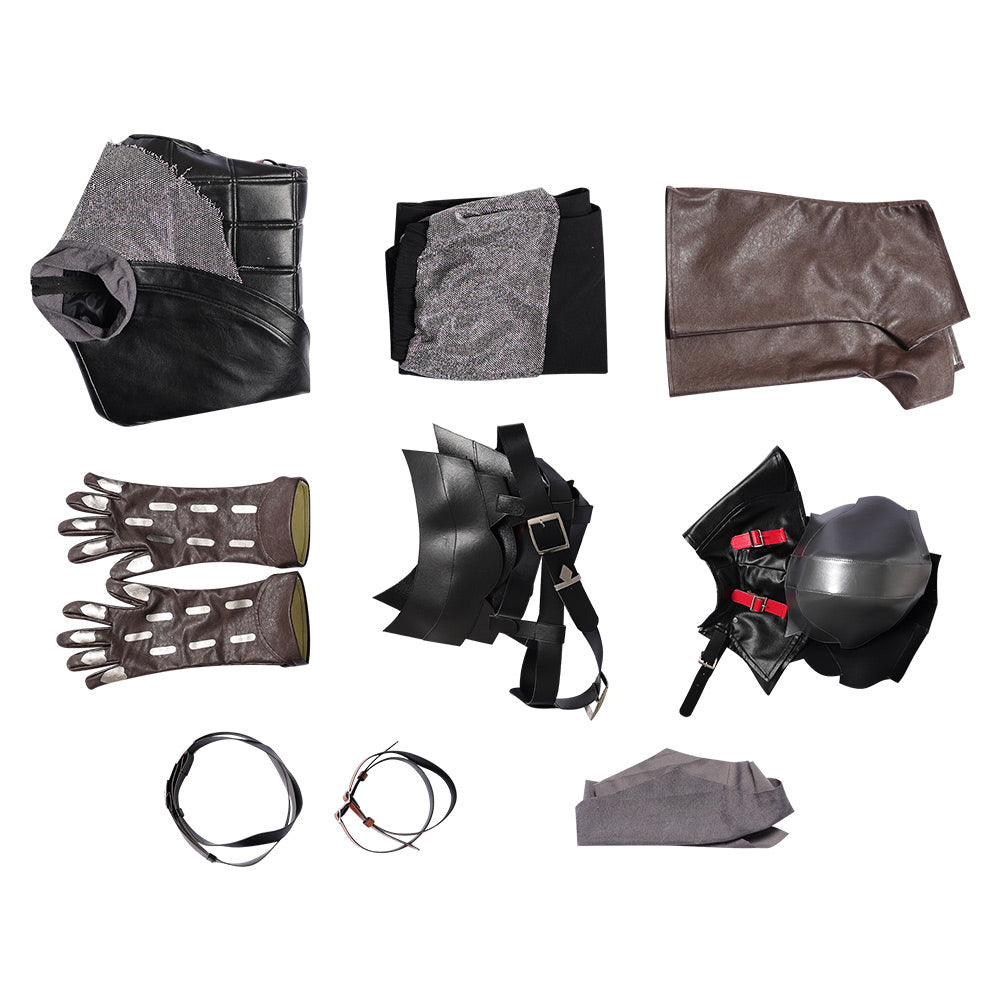 Final Fantasy XVI Clive Rosfield Black Suit Cosplay Costume Outfits Halloween Carnival Suit