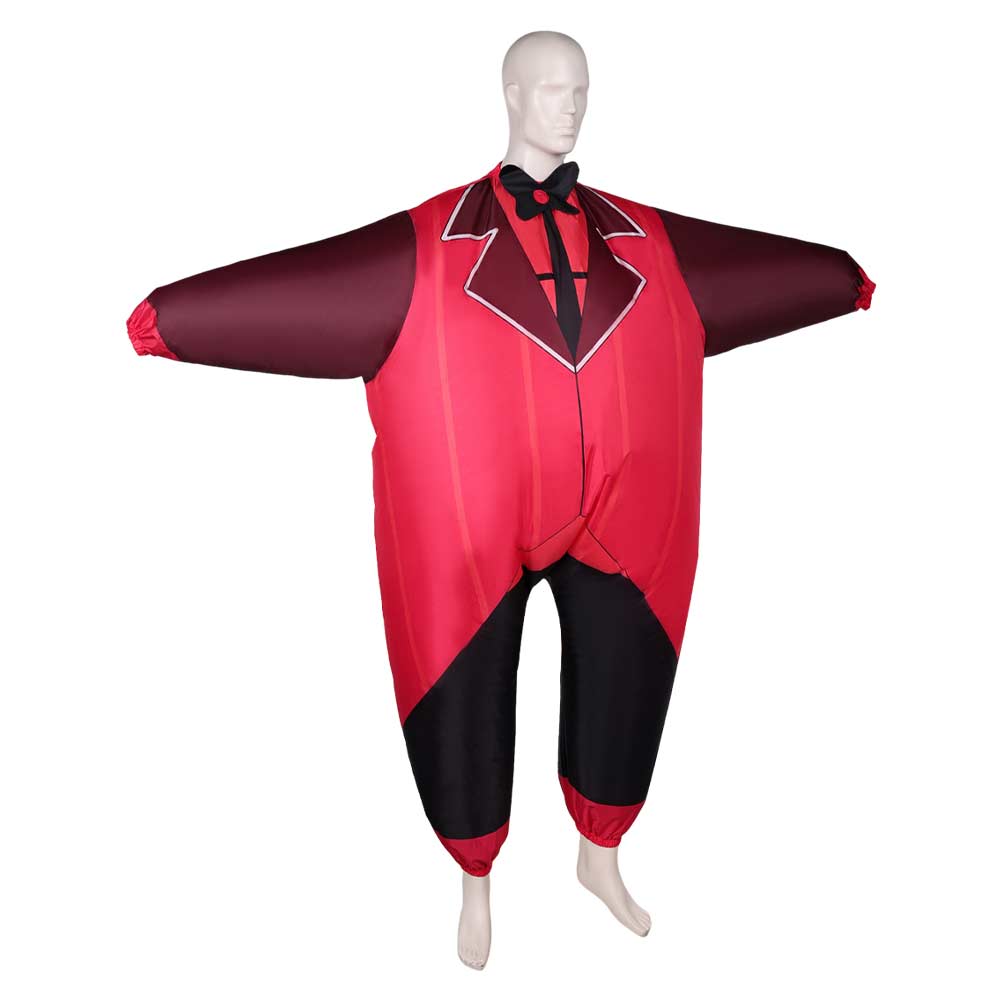 Hazbin Hotel Alastor Unisex Red Inflatable Suit Halloween Carnival Party Suit