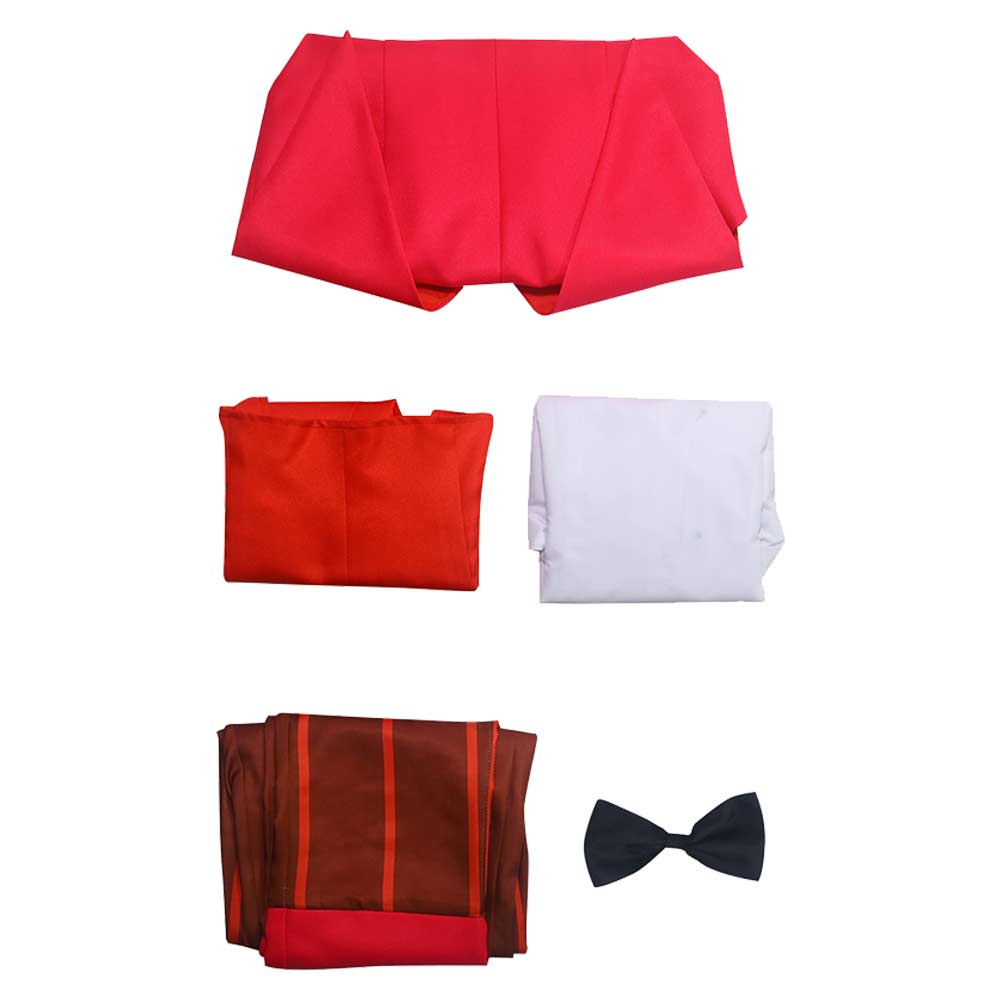 Hazbin Hotel Elizabeth Goetia TV Character Red Suit Cosplay Costume Outfits Halloween Carnival Suit