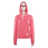 Invincible Atom Eve Cosplay Costume Pink Sweater Eye Mask Outfits Halloween Carnival Suit