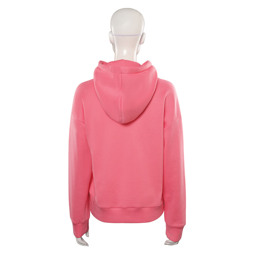 Invincible Atom Eve Cosplay Costume Pink Sweater Eye Mask Outfits Halloween Carnival Suit