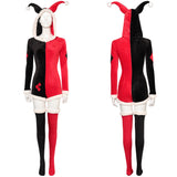 Joker Harley Quinn Original Pajamas Cosplay Costume Outfits Halloween Carnival Suit