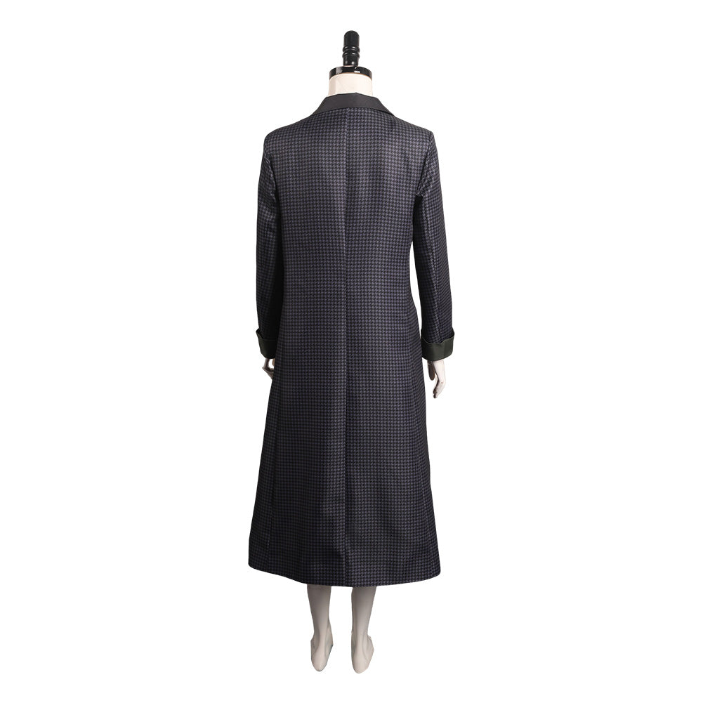Loki Sylvie Houndstooth Coat Cosplay Costume Halloween Carnival