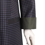 Loki Sylvie Houndstooth Coat Cosplay Costume Halloween Carnival