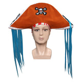 One Piece Buggy Cosplay Cap Headgear Halloween Carnival Costume Accessories