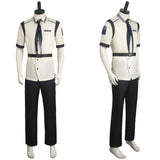 One Piece Life-action Navy White Short Sleeve Suit TV Series Cosplay Costume Outfits