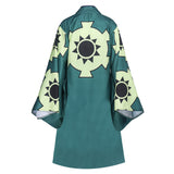 One Piece Roronoa Zoro Wano Country Arc Kimono Kids Children Cosplay Costume Outfits Halloween Carnival Suit