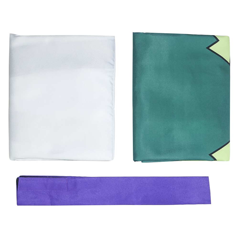 One Piece Roronoa Zoro Wano Country Arc Kimono Kids Children Cosplay Costume Outfits Halloween Carnival Suit