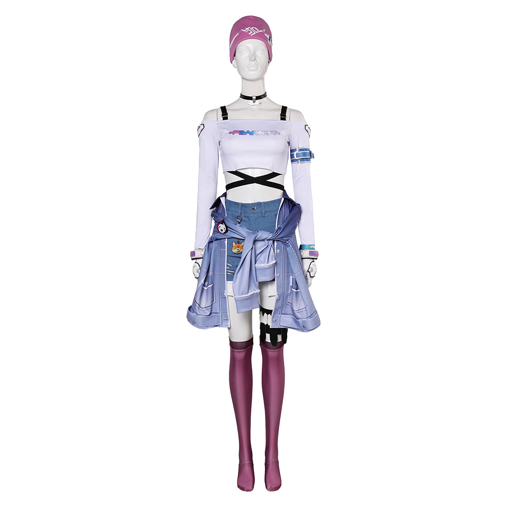 Overwatch 2 Kiriko LE SSERAFIM Skin Cosplay Costume Outfits Halloween Carnival Suit