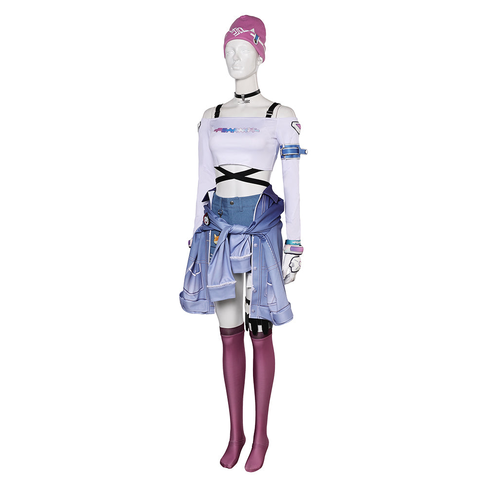Overwatch 2 Kiriko LE SSERAFIM Skin Cosplay Costume Outfits Halloween Carnival Suit