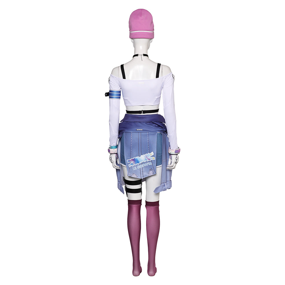 Overwatch 2 Kiriko LE SSERAFIM Skin Cosplay Costume Outfits Halloween Carnival Suit