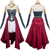Sousou No Frieren Aura Rose Red Cosplay Costume Outfits Halloween Carnival Suit