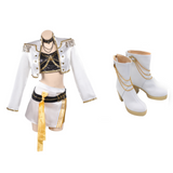 Demon Hunters Mira White Cosplay Costume For Female Halloween Carnival Party Suit