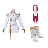 Kpop Demon Hunters Costume Mira Cosplay What It Sounds Like White Holographic Outfit For Adult Female Halloween Carnival Suit