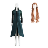 Tauriel Women Green Outfit Cosplay Costume Halloween Carnival Party Suit