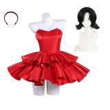 Perfect Blue Mima Kirigoe Cosplay Red Dress For Halloween Carnival Party