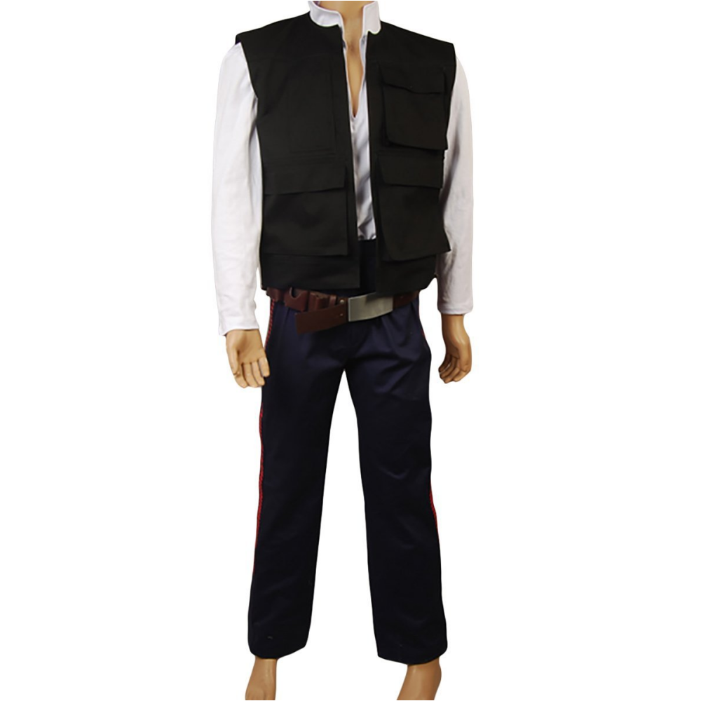 ANH A New Hope Han Solo Costume Vest Shirt Pants