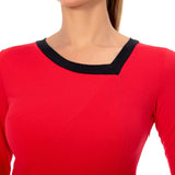 Star Trek Red Uniform Dress For Women Cosplay Costumes Halloween Carnival Suit
