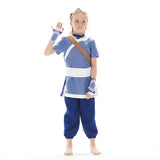 Avatar: The Last Airbender Halloween Carnival Suit Katara Cosplay Costume for Kids Children