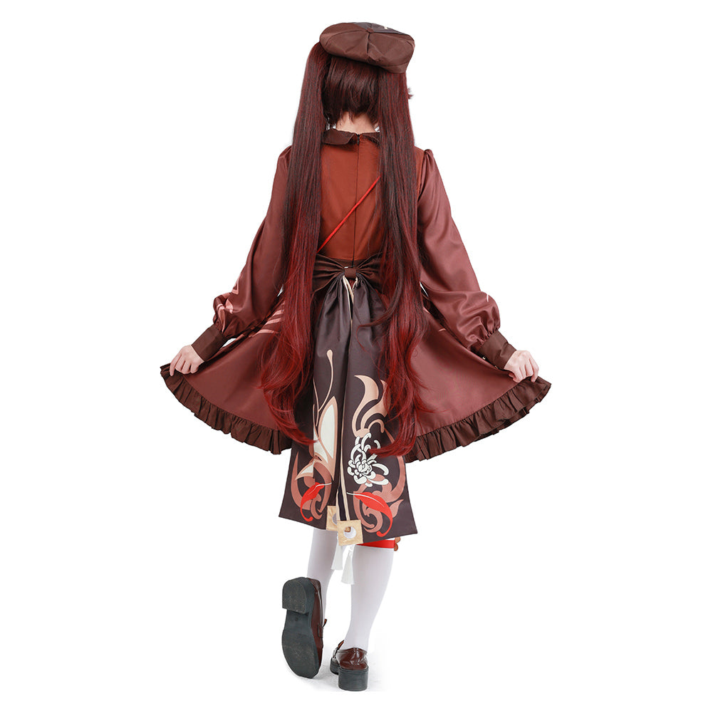 OSIAS Genshin Impact Hutao Cosplay Outfit Hutao Kostuum (S OSIAS Genshin Impact Hutao Cosplay Outfit Hutao Kostuum (S