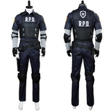 Video Game Resident Evil 2 Remake Re Leon Scott Kennedy Outfit Cosplay Costume