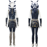 Clone Wars Season 7 Ahsoka Tano Women Girls Outfit Cosplay Costume Halloween Carnival Costume