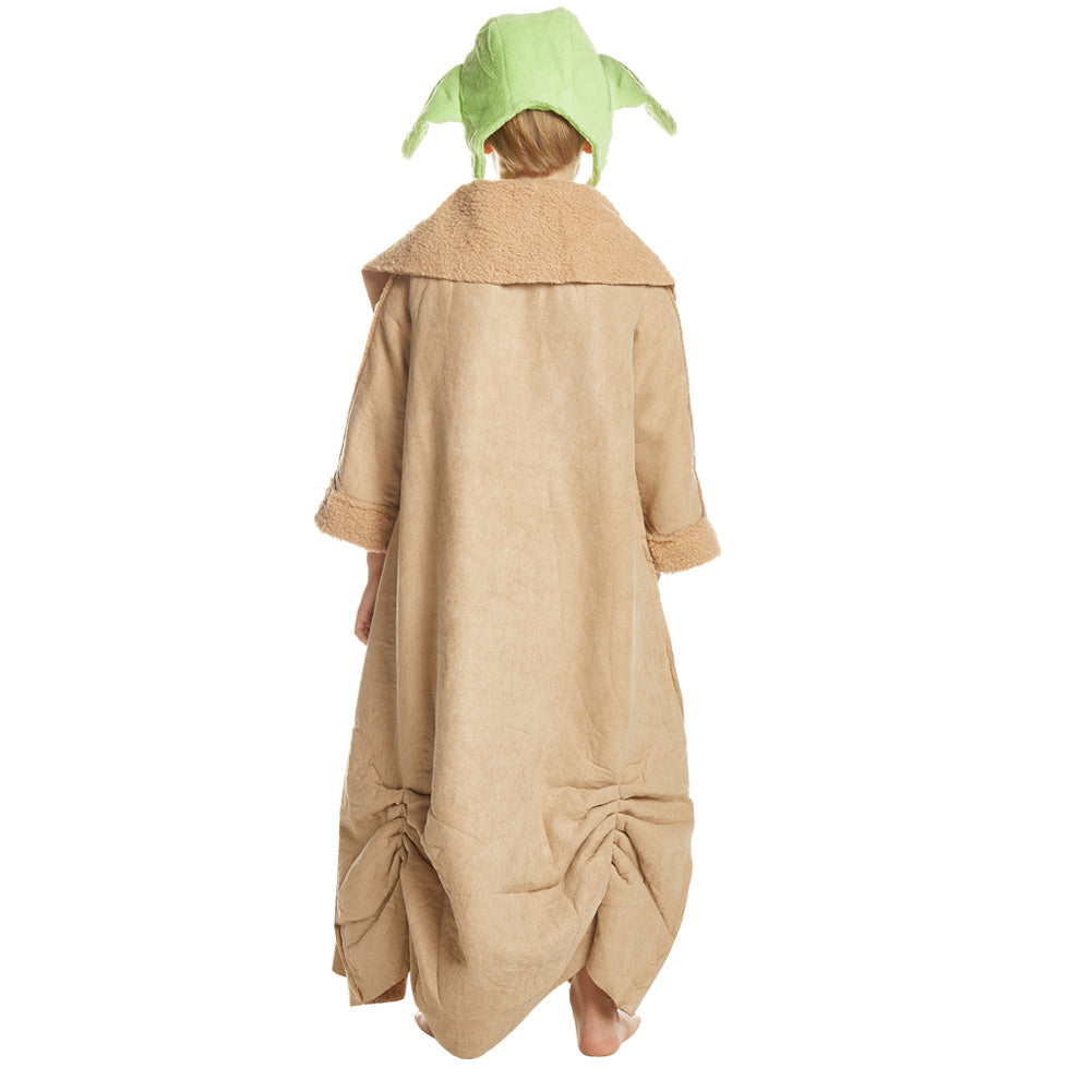 The Mando Halloween Carnival Suit Baby Yoda Cosplay Costume Robe Hat Outfit