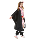 Demon Slayer Kimetsu no Yaiba Kamado Nezuko Kids Children Uniform Outfits Cosplay Costume