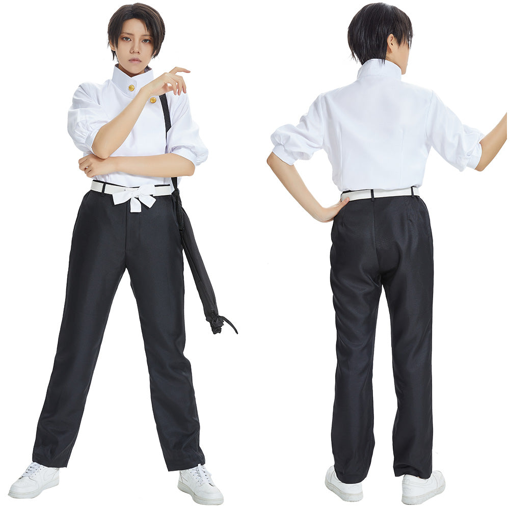 Anime Jujutsu Kaisen Halloween Carnival Suit Yuuta Okkotsu Cosplay Costume Top Pants Outfits