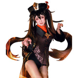 Genshin Impact Halloween Carnival Suit HuTao Cosplay Costume Outfits