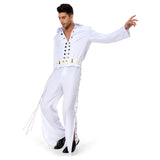 Elvis  2022 Elvis Aron Presley Cosplay Costume Outfits Halloween Carnival Suit