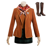 Resident Evil 4 Remake Ashley Graham Cosplay Costume Dress Coat Outfits