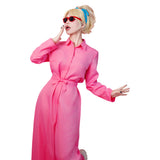 Barbie Pink Jumpsuit Cosplay Costume Halloween Carnival Suit